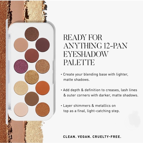 MORPHE Ready For Anything Eyeshadow Palette w/5 piece brush set 🆕 - Picture 5 of 15